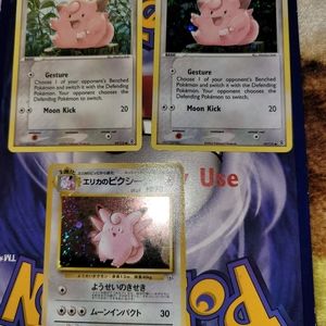 Pokemon Clefairy EX Red Fire &Green Leaf and Erika